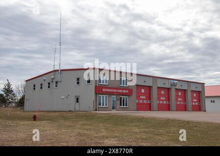 Service d'incendie à Kensington, Île-du-Prince-Édouard, Canada Banque D'Images