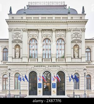 Galerie nationale, Ljubljana, Slovénie. Banque D'Images