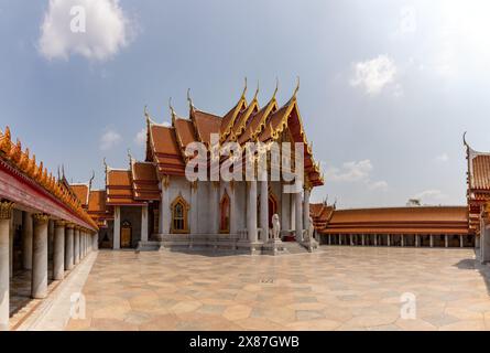 Une photo du temple Wat Benchamabophit Dusitwanaram. Banque D'Images