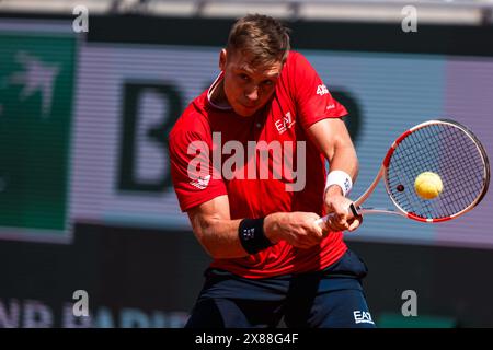 Hamad MEDJEDOVIC (SRB) lors du tournoi de tennis Roland-Garros 2024, ATP et WTA Grand Chelem le 23 mai 2024 au stade Roland-Garros à Paris - photo Alexandre Martins/DPPI crédit : DPPI Media/Alamy Live News Banque D'Images