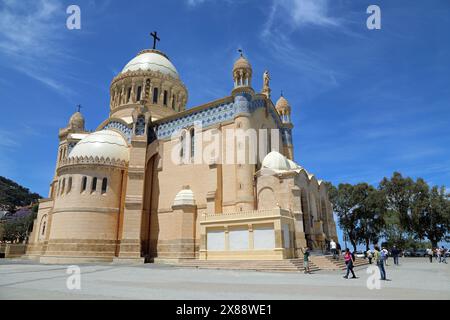 Basilique notre-Dame d'Afrique à Alger Banque D'Images
