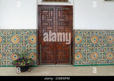 Détail du bâtiment Wilaya à Alger Banque D'Images