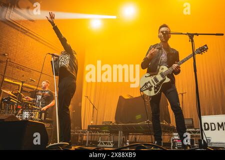 Glasgow, Écosse. 23 mai 2024. Saint Phnx soutient Twin Atlantic à l'O2 Academy Glasgow Twin Atlantic avec le soutien de Saint Phnx crédit : Raymond Davies / Alamy Live News Banque D'Images