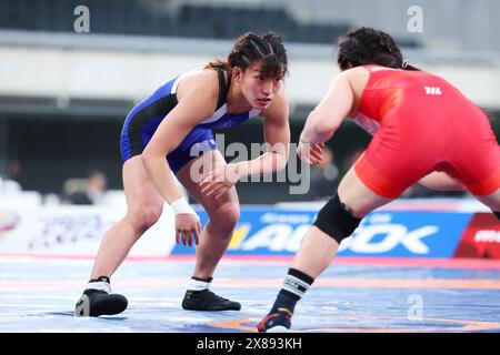 Tokyo, Japon. 23 mai 2024. Ruka Natami Wrestling : Coupe Meiji All Japan Selection Championship finale féminine de 57 kg au gymnase de Tokyo, Japon . Crédit : Yohei Osada/AFLO SPORT/Alamy Live News Banque D'Images