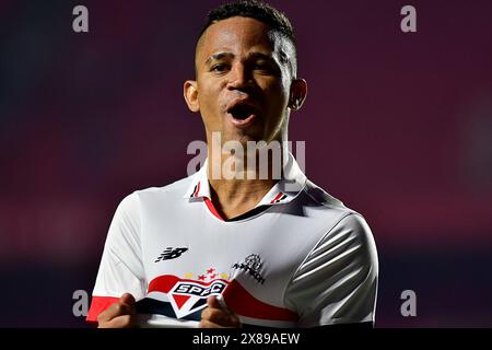 São Paulo (SP), 23/05/2024 - Soccer/ÁGUIA PAULO-Marabá DE São - Erick de São Paulo - match entre Águia Paulo x Marabá de São, valable pour trente tours de la Coupe du Brésil, tenue au stade MorumBIS, à São Paulo, dans la soirée de ce jeudi 23. (Photo : Eduardo Carmim/Alamy Live News) Banque D'Images