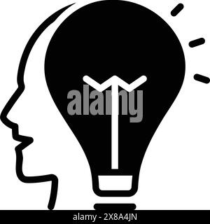Icône pour idée, opinion Illustration de Vecteur