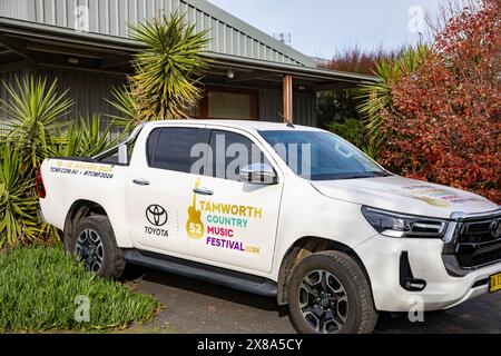 Tamworth dans la région de NSW Australie est la capitale de la musique country de l'Australie et organise san festival annuel de musique country chaque janvier, Australie Banque D'Images