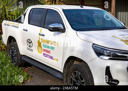 Tamworth dans la région de NSW Australie est la capitale de la musique country de l'Australie et organise san festival annuel de musique country chaque janvier, Australie Banque D'Images