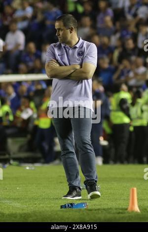 Mexico, Ciudad de Mexico, Mexique. 23 mai 2024. Andre Jardine entraîneur-chef du Club America réagit lors du tournoi mexicain Clausura du match de première manche finale de la Liga MX entre Club America et Cruz Azul. Score final Amérique 1-1 Cruz Azul. Le 23 mai 2024 à Mexico, Mexique. (Crédit image : © Ismael Rosas/eyepix via ZUMA Press Wire) USAGE ÉDITORIAL SEULEMENT! Non destiné à UN USAGE commercial ! Banque D'Images