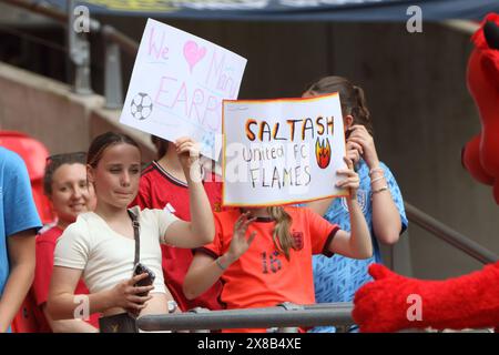 Finale de la Coupe féminine Adobe FA, Manchester United Women v Tottenham Hotspur Women Wembley Stadium Londres Royaume-Uni 12 mai 2024 Banque D'Images