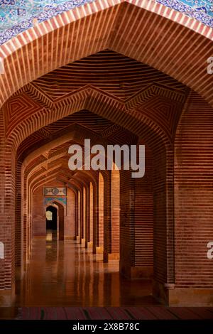 Shah Jahan Masjid Thatta est une mosquée vintage construite en 17 siècle. Sindh Pakistan Banque D'Images