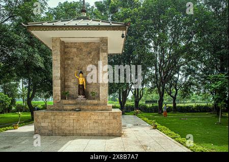 08 30 2008 Devdaha lieu de naissance de Mayadevi mère du Seigneur Bouddha Siddhartha Gautam a passé son enfance. Lumbini Népal Asie. Banque D'Images