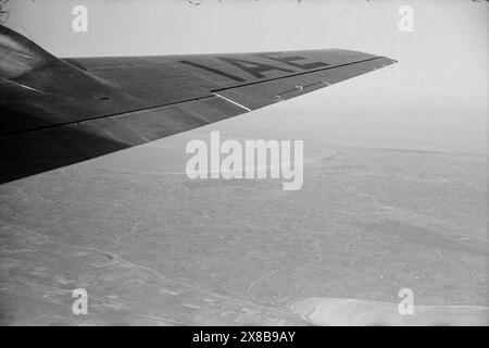 Réel 08- 1948 : la future route sur la mer. Un vol avec Scandianvian Airlines (SAS) de Copenhague à New York. Photo : Per Bratland / Aktuell / NTB ***la photo n'est pas traitée*** le texte de cette image est traduit automatiquement Banque D'Images