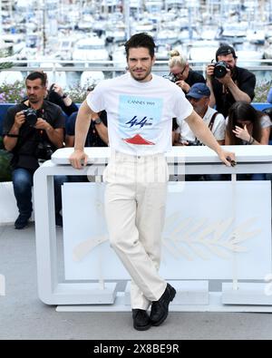 Cannes, France. 24 mai 2024. Cannes, 77e Festival de Cannes 2024 film Photocall : « L'amour Ouf » (Beating Hearts) sur la photo : François civil Credit : Independent photo Agency/Alamy Live News Banque D'Images