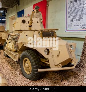 Voiture blindée Marmon-Herrington au Musée des véhicules blindés à Saumur, France Banque D'Images