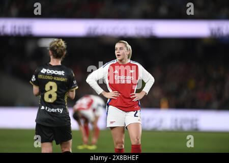 MELBOURNE, AUSTRALIE. 24 mai 2024. Sur la photo : Alessia Russo d'Arsenal lors de la semaine mondiale de football amicale entre le club anglais Arsenal WFC et l'ALeague Allstars australienne au Marvel Stadium de Melbourne, en Australie. Crédit : Karl Phillipson/Alamy Live News Banque D'Images