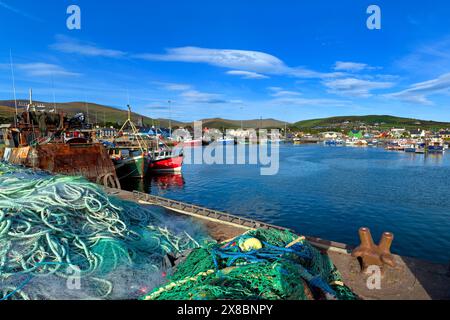 Port de pêche de Dingle, péninsule de Dingle, comté de Kerry, Irlande Banque D'Images