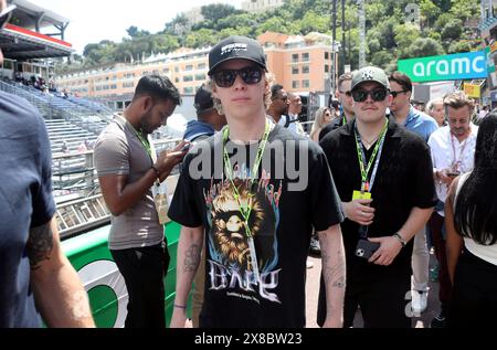 Monaco, France. 24 mai 2024. © PHOTOPQR/NICE MATIN/Jean François Ottonello ; Monaco ; 24/05/2024 ; 81e Grand Prix de Monaco 2024 - Pitlane - Kalle Rovanpera crédit : MAXPPP/Alamy Live News Banque D'Images