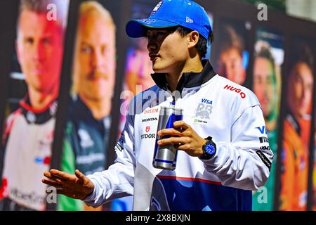 Monte Carlo, Principauté de Monaco. 24 mai 2024. #22 Yuki Tsunoda du Team Visa Cash App Rb Formula One Team, VCARB Honda 01, à Paddock, lors du Championnat du monde de formule 1 de la FIA F1 Monaco 2024, 24 mai, à Monte-Carlo, Monaco crédit : Agence photo indépendante/Alamy Live News Banque D'Images