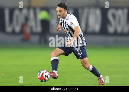 Lima, Pérou. 20 mai 2024. Sebastian Rodriguez de Alianza Lima lors du match de Liga 1 entre Alianza de Lima et Deportivo Garcilaso a joué au Nacional Stadium le 28 janvier 2024 à Lima, au Pérou. (Photo de Miguel Marrufo /PRESSINPHOTO) crédit : AGENCE SPORTIVE PRESSINPHOTO/Alamy Live News Banque D'Images