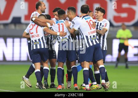 Lima, Pérou. 20 mai 2024. FAlianza Lima lors du match de Liga 1 entre Alianza de Lima et Deportivo Garcilaso a joué au Nacional Stadium le 28 janvier 2024 à Lima, au Pérou. (Photo de Miguel Marrufo /PRESSINPHOTO) crédit : AGENCE SPORTIVE PRESSINPHOTO/Alamy Live News Banque D'Images