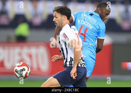 Lima, Pérou. 20 mai 2024. Sebastian Rodriguez de Alianza Lima lors du match de Liga 1 entre Alianza de Lima et Deportivo Garcilaso a joué au Nacional Stadium le 28 janvier 2024 à Lima, au Pérou. (Photo de Miguel Marrufo /PRESSINPHOTO) crédit : AGENCE SPORTIVE PRESSINPHOTO/Alamy Live News Banque D'Images