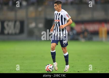 Lima, Pérou. 20 mai 2024. Kevin Serna d'Alianza Lima lors du match de Liga 1 entre Alianza de Lima et Deportivo Garcilaso a joué au Nacional Stadium le 28 janvier 2024 à Lima, au Pérou. (Photo de Miguel Marrufo /PRESSINPHOTO) crédit : AGENCE SPORTIVE PRESSINPHOTO/Alamy Live News Banque D'Images