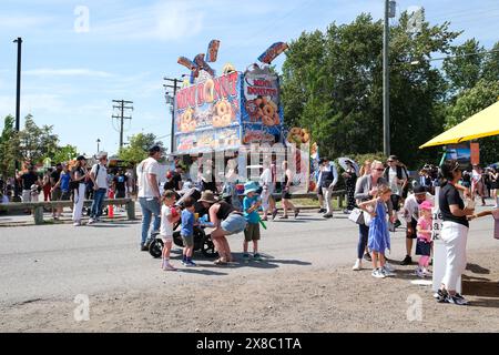 Cloverdale rodéo Country Fair retour à la campagne événements familiaux Canada Vancouver Surrey 05.17.2024 Banque D'Images