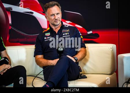 Monaco, Monaco. 24 mai 2024. HORNER Christian (gbr), Team principal de Red Bull Racing, portrait, conférence de presse lors du Grand Prix de formule 1 de Monaco 2024, 8ème manche du Championnat du monde de formule 1 2024 du 23 au 26 mai 2024 sur le circuit de Monaco, à Monaco - photo Paul Vaicle/DPPI crédit: DPPI Media/Alamy Live News Banque D'Images