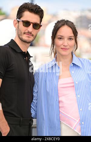 Pierre Niney (in Lacoste), Anaïs Demoustier Photocall du film 'le comte de Monte-Cristo' ('le comte de Monte-Cristo') 77e Festival de Cannes 23 mai 2024 crédit:Jacky Godard/Photo12 Banque D'Images