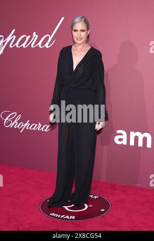 Andie MacDowell BEI der amfAR Gala am 23.05.2024 im Rahmen vom 77. Festival du film à Cannes Banque D'Images