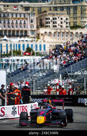 07 TRAMNITZ TIM (ger), MP Motorsport, Dallara F3 2019, action lors de la 4ème manche du Championnat FIA de formule 3 2024 du 23 au 26 mai 2024 sur le circuit de Monaco, à Monaco - photo Paul Vaicle / DPPI Banque D'Images