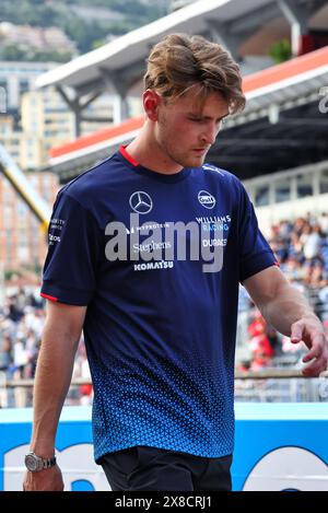 Monaco, Monte Carlo. 24 mai 2024. Logan Sargeant (États-Unis) Williams Racing. 24.05.2024. Championnat du monde de formule 1, Rd 8, Grand Prix de Monaco, Monte Carlo, Monaco, journée d'entraînement. Le crédit photo devrait se lire : XPB/Alamy Live News. Banque D'Images