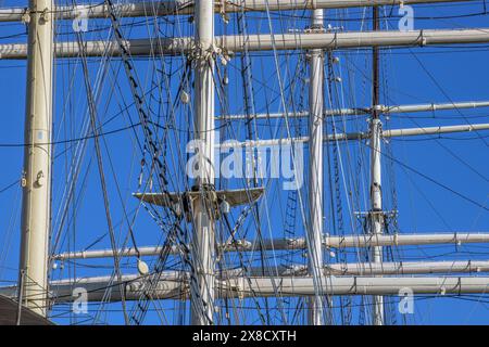 Navire musée Pommern au port de Mariehamn Aland Islands Finland (constructeurs de navires : john reid & co, glasgow. Banque D'Images