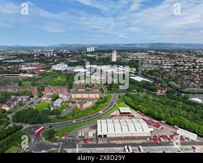 Vue aérienne drone de Banque D'Images