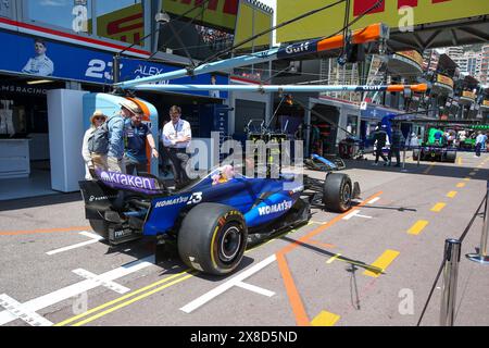 Monaco, Principauté de Monaco. 24 mai 2024. Williams Racing lors du Grand Prix de Monaco de formule 1 2024 à Monte Carlo (MC), mai 23-26 2024 crédit : Agence photo indépendante/Alamy Live News Banque D'Images