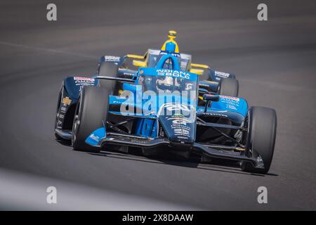 Speedway, Indiana, États-Unis. 24 mai 2024. ED CARPENTER (20 ans) d'Indianapolis, Indiana s'entraîne pour la 108e course de l'Indianapolis 500 à l'Indianapolis Motor Speedway de Speedway, Indiana. (Crédit image : © Walter G. Arce Sr./ASP via ZUMA Press Wire) USAGE ÉDITORIAL SEULEMENT! Non destiné à UN USAGE commercial ! Banque D'Images