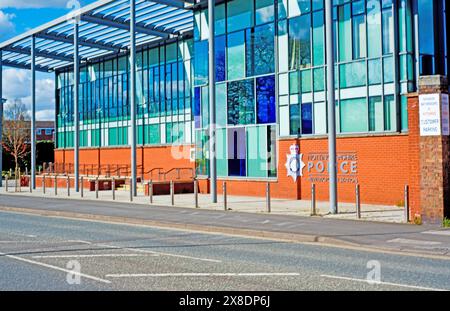 Poste de police de Newark, Nottinghamshire, Angleterre, Banque D'Images