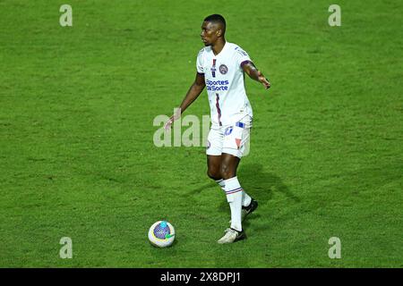 Criciuma, Brésil. 23 mai 2024. Kanu de Bahia, lors du match entre Criciuma et Bahia, pour la deuxième étape de la troisième phase de la Coupe du Brésil 2024, au stade Heriberto Hulse, à Criciuma le 23 mai. Photo : Heuler Andrey/DiaEsportivo/Alamy Live News crédit : DiaEsportivo/Alamy Live News Banque D'Images