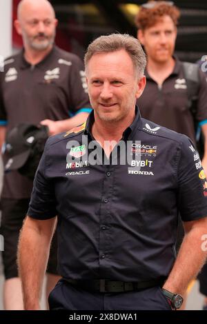 Monte Carlo, Monaco. 24 mai 2024. 24.05.2024, circuit de Monaco, Monte Carlo, Grand Prix de formule 1 Monaco 2024, sur la photo patron de l'équipe Christian Horner (Oracle Red Bull Racing) crédit : dpa/Alamy Live News Banque D'Images