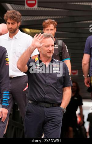 Monte Carlo, Monaco. 24 mai 2024. 24.05.2024, circuit de Monaco, Monte Carlo, Grand Prix de formule 1 Monaco 2024, sur la photo patron de l'équipe Christian Horner (Oracle Red Bull Racing) crédit : dpa/Alamy Live News Banque D'Images