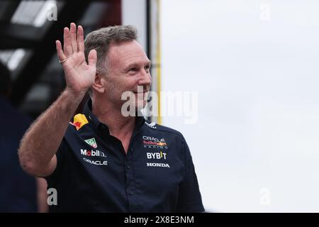 Monaco, Monaco. 24 mai 2024. Circuit de Monaco Christian Horner (gbr) Team principal Oracle Red Bull Racing. (Philippe Nanchino/SPP) crédit : photo de presse SPP Sport. /Alamy Live News Banque D'Images