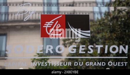 nantes , France - 05 22 2024 : Caisse d'epargne sodero logo gestion logo text office agence bancaire bâtiment marque Banque D'Images