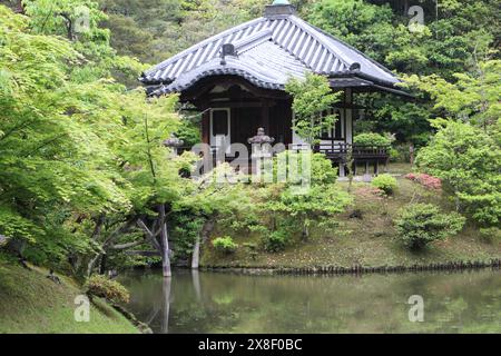 Onrin-do et jardin japonais dans Katsura Imperial Villa, Kyoto, Japon Banque D'Images