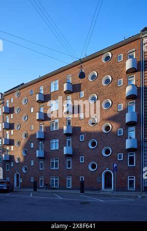 Bogensegade 6-8, conçu par W. Hansen og A. Jørgensen, 1924 ; Copenhague, Danemark Banque D'Images