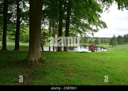 Cragside, lac Tumbleton, demeure de William et Margaret Armstrong Northumberland Banque D'Images