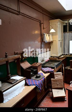 Cragside, maison de William et Margaret Armstrong, salon, Northumberland Banque D'Images