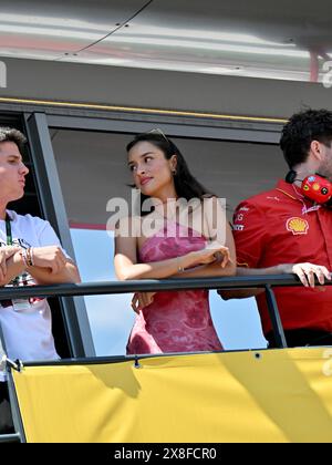 Mobaco, France. 25 mai 2024. Monaco, Monte Carlo Grand Prix - invités dans le paddock - sur la photo : Alexandra Saint Mleux, petite amie de Leclerc crédit : Agence photo indépendante/Alamy Live News Banque D'Images