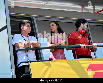 Mobaco, France. 25 mai 2024. Monaco, Monte Carlo Grand Prix - invités dans le paddock - sur la photo : Alexandra Saint Mleux, petite amie de Leclerc crédit : Agence photo indépendante/Alamy Live News Banque D'Images