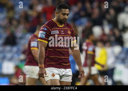 SEB Ikahihifo de Huddersfield Giants lors du match de la Betfred Super League Round 12 Huddersfield Giants vs Leigh Leopards au stade John Smith, Huddersfield, Royaume-Uni, 24 mai 2024 (photo par Alfie Cosgrove/News images) Banque D'Images